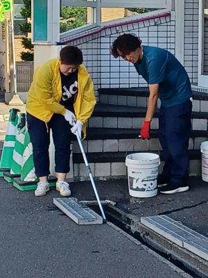 暑くてもゴミ拾い